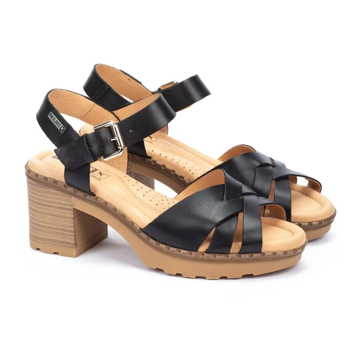 Pikolinos Canarias W8w-1778st Women's Heeled Sandals in Black