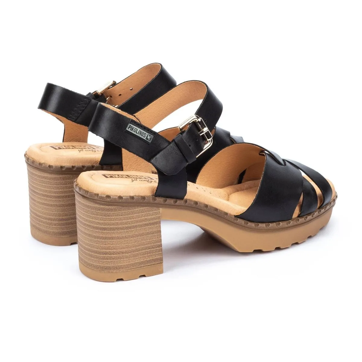 Pikolinos Canarias W8w-1778st Women's Heeled Sandals in Black