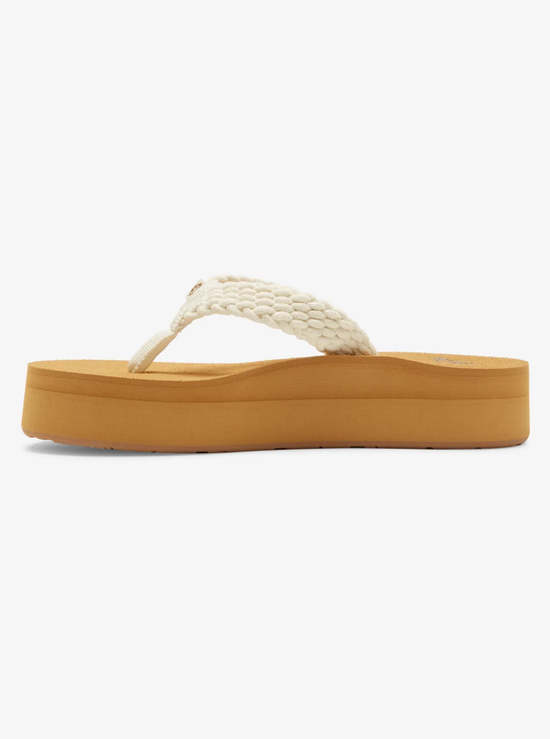 Porto Platform Sandals - Cream