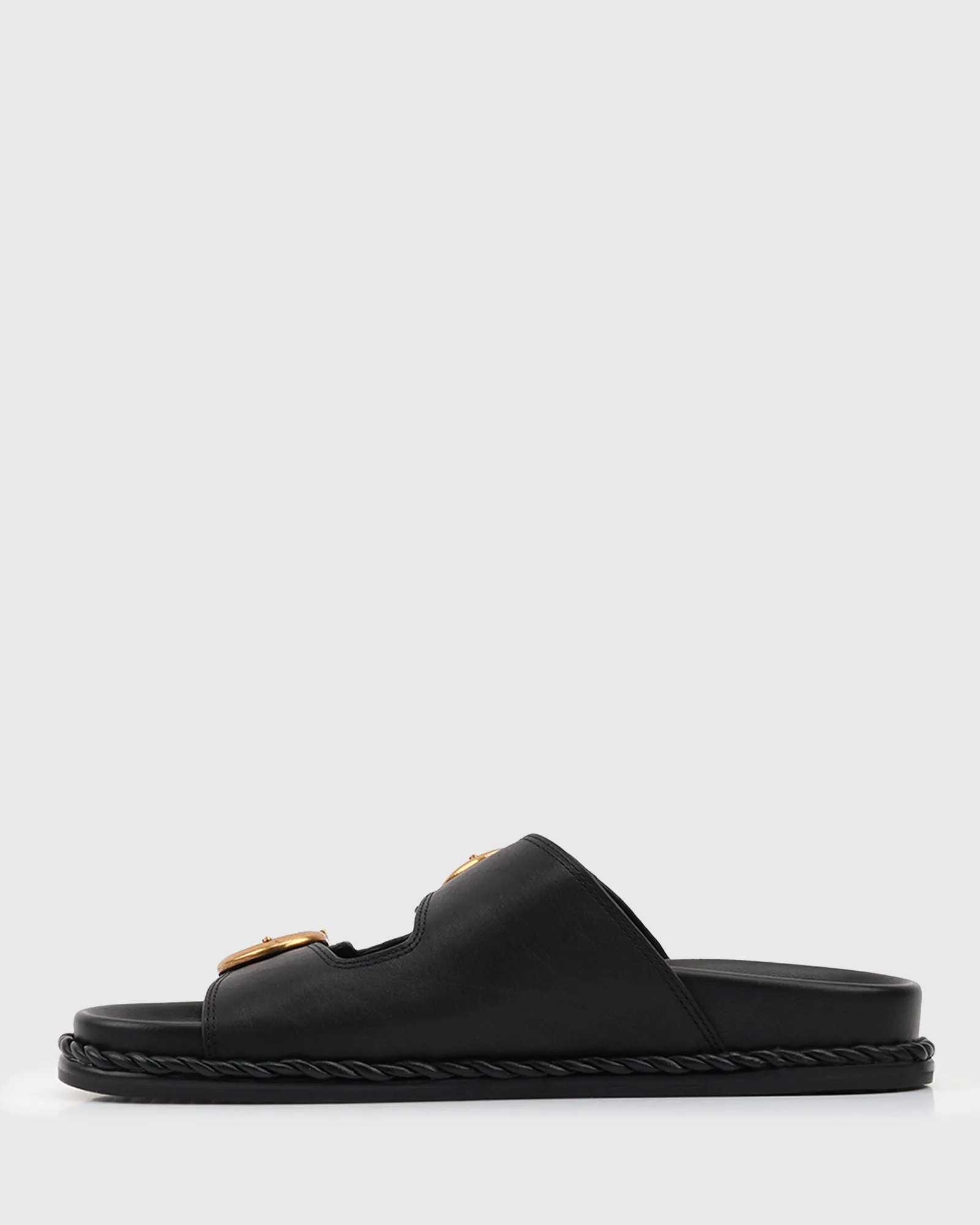 ZADIE Pre-Order Leather Slides with Buckle