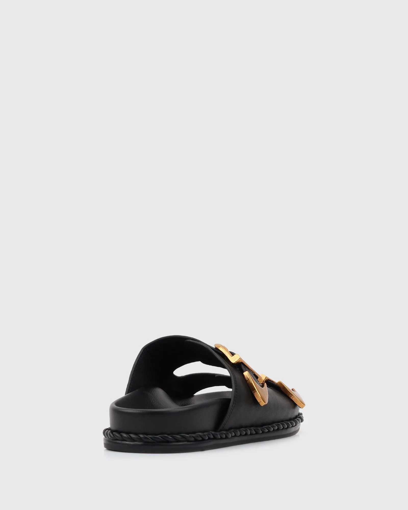 ZADIE Pre-Order Leather Slides with Buckle