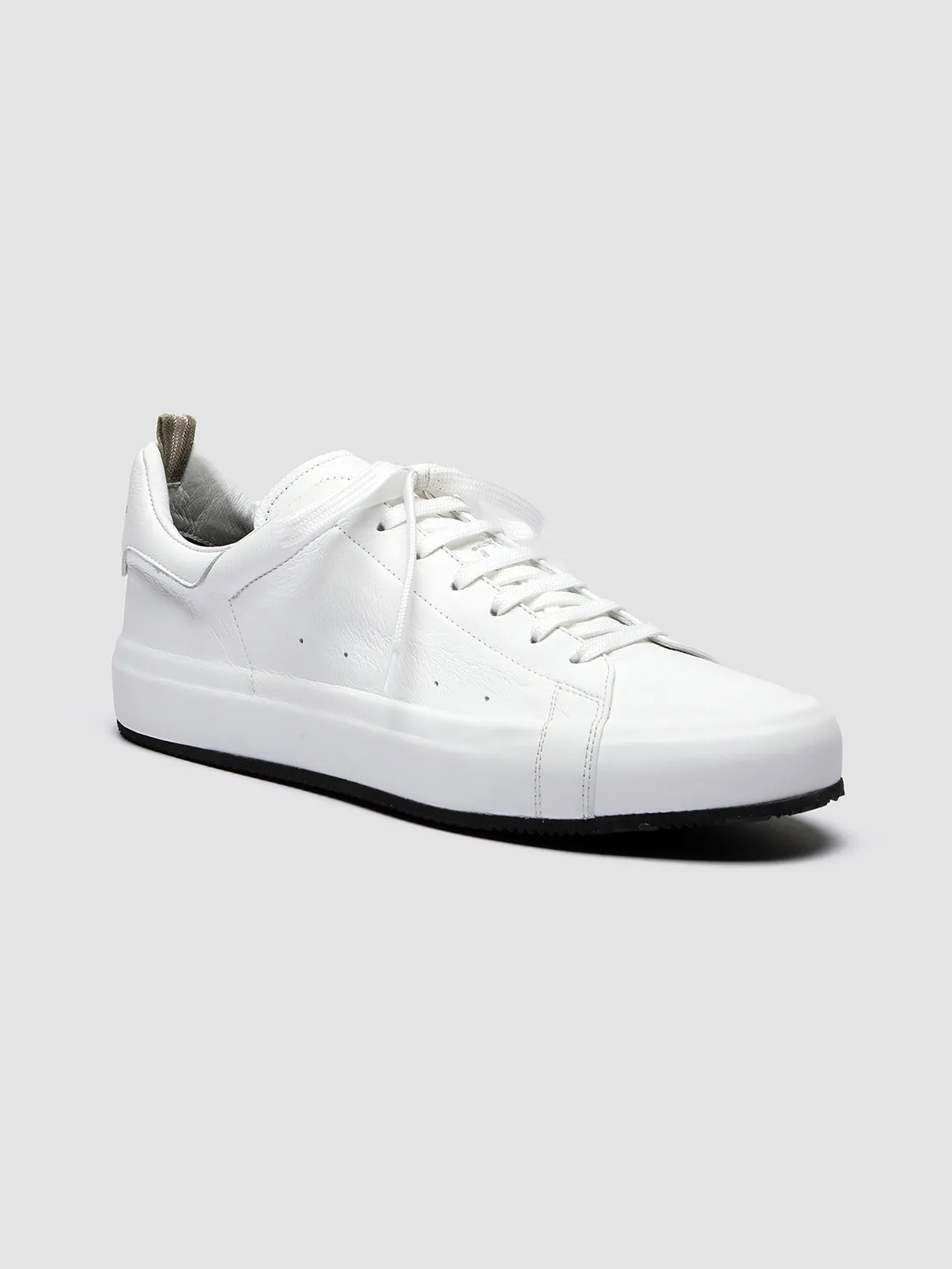 PRIMARY 001 - White Leather Sneakers