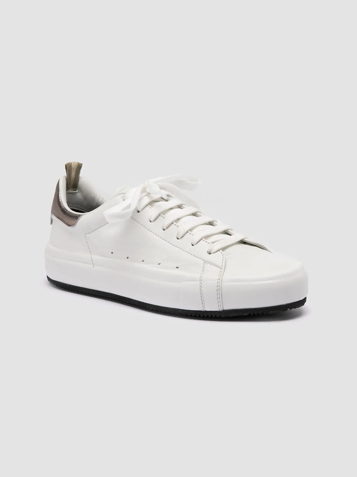 PRIMARY 101 - White Leather Sneakers