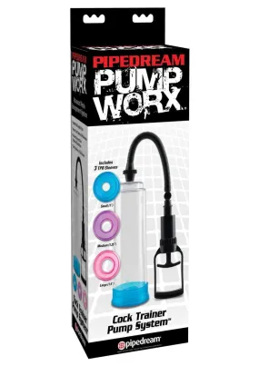 Pump Worx Cock Trainer Pump System with 3 Sleeves