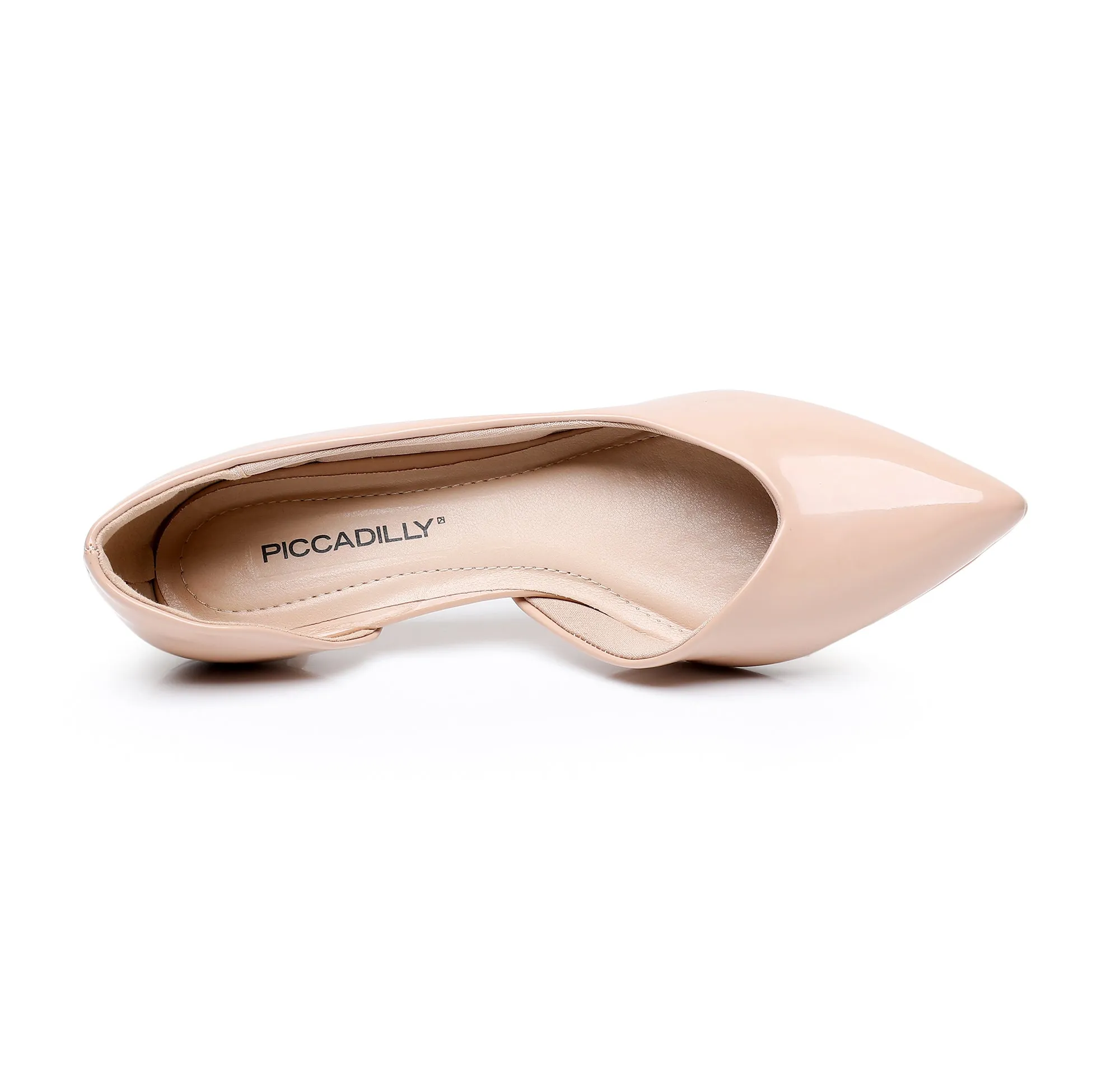 Purr-fect Elegance Pumps - Nude Patent (740.019)