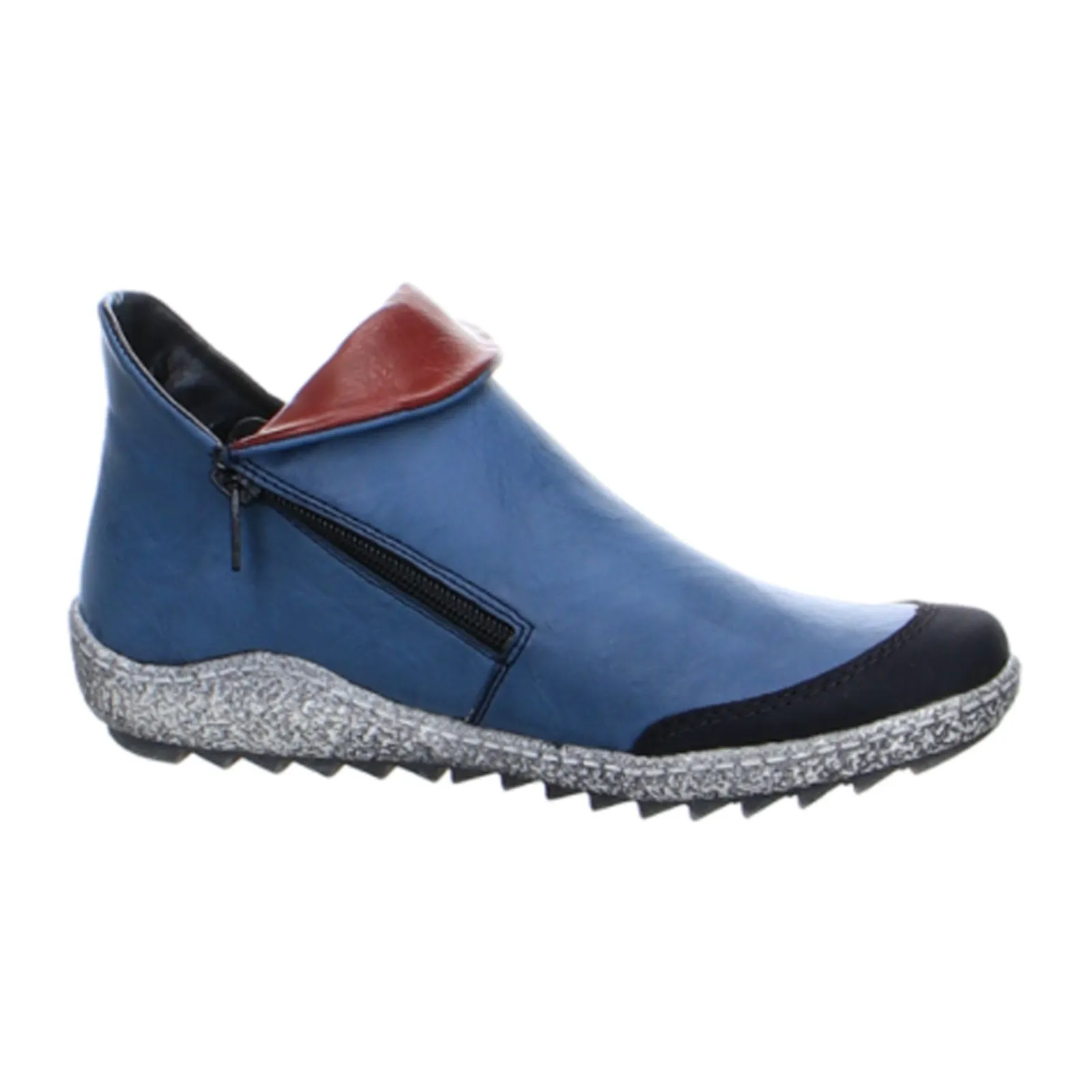 Rieker Liv Z7582-00 Slip On Bootie (Women) - Blue/Black