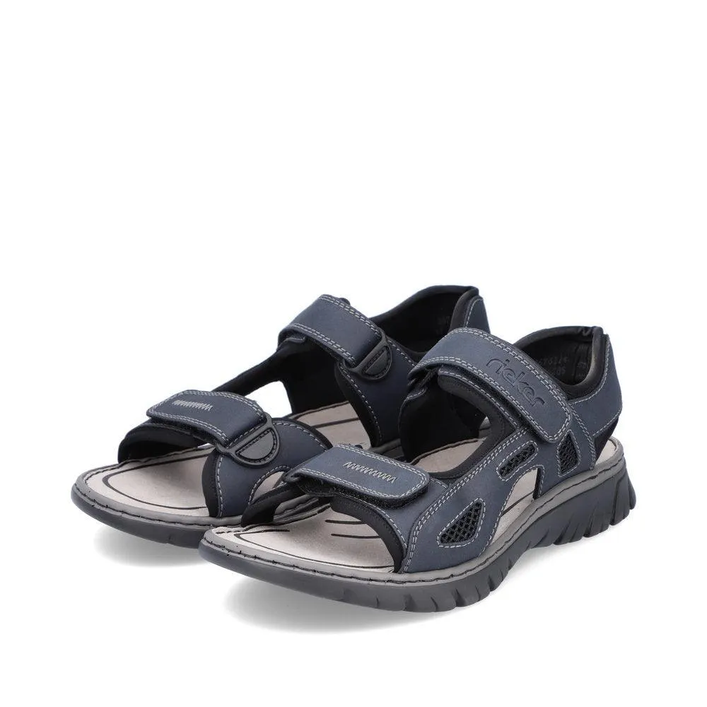 Rieker Mens Sandal 26761-14 Blue