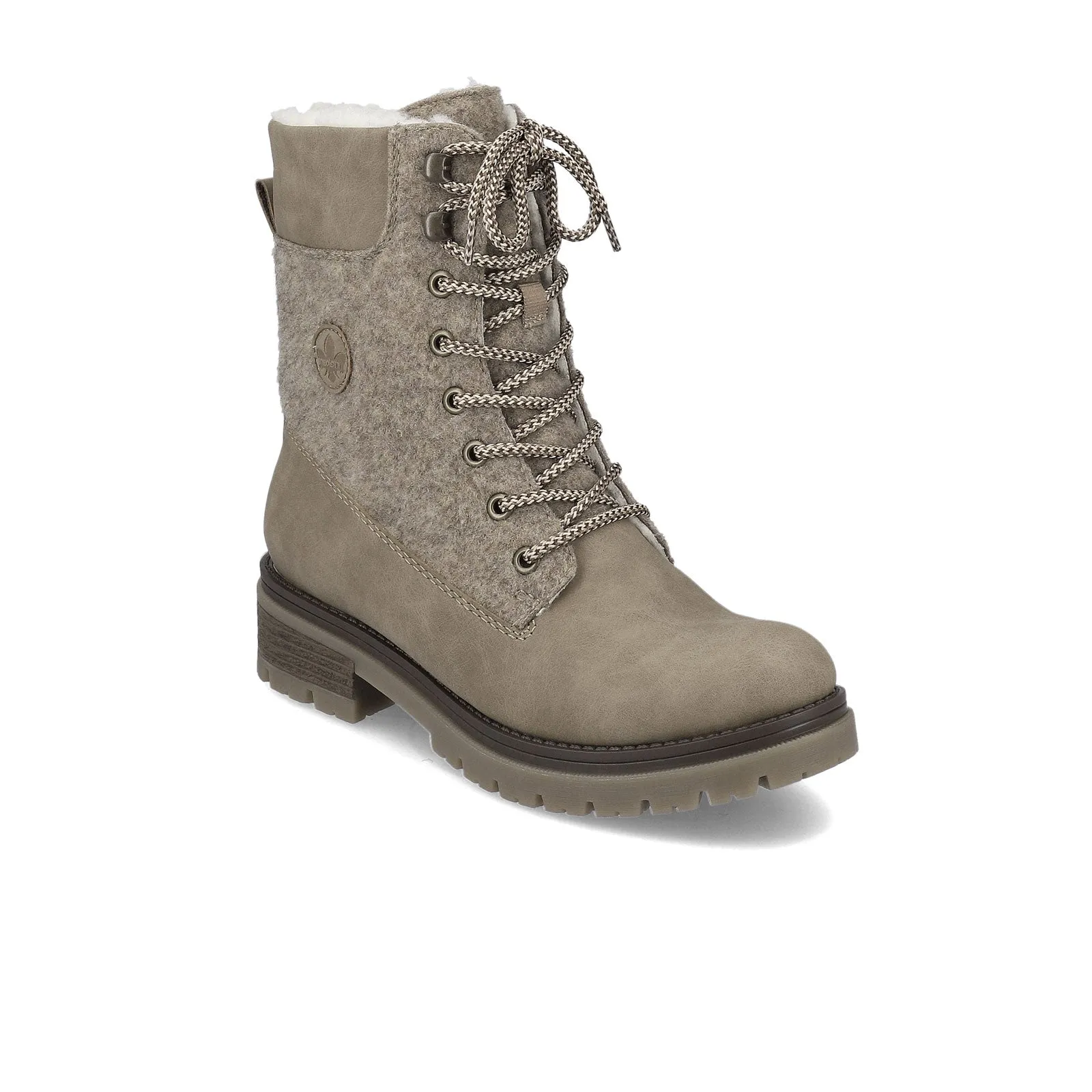 Rieker Peggy 70703-64 Mid Boot (Women) - Fango/Wood