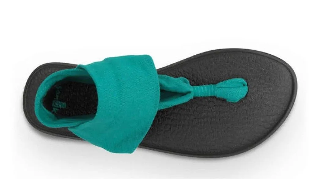 Sanuk Women's Yoga Sling 2 Teal Sandals