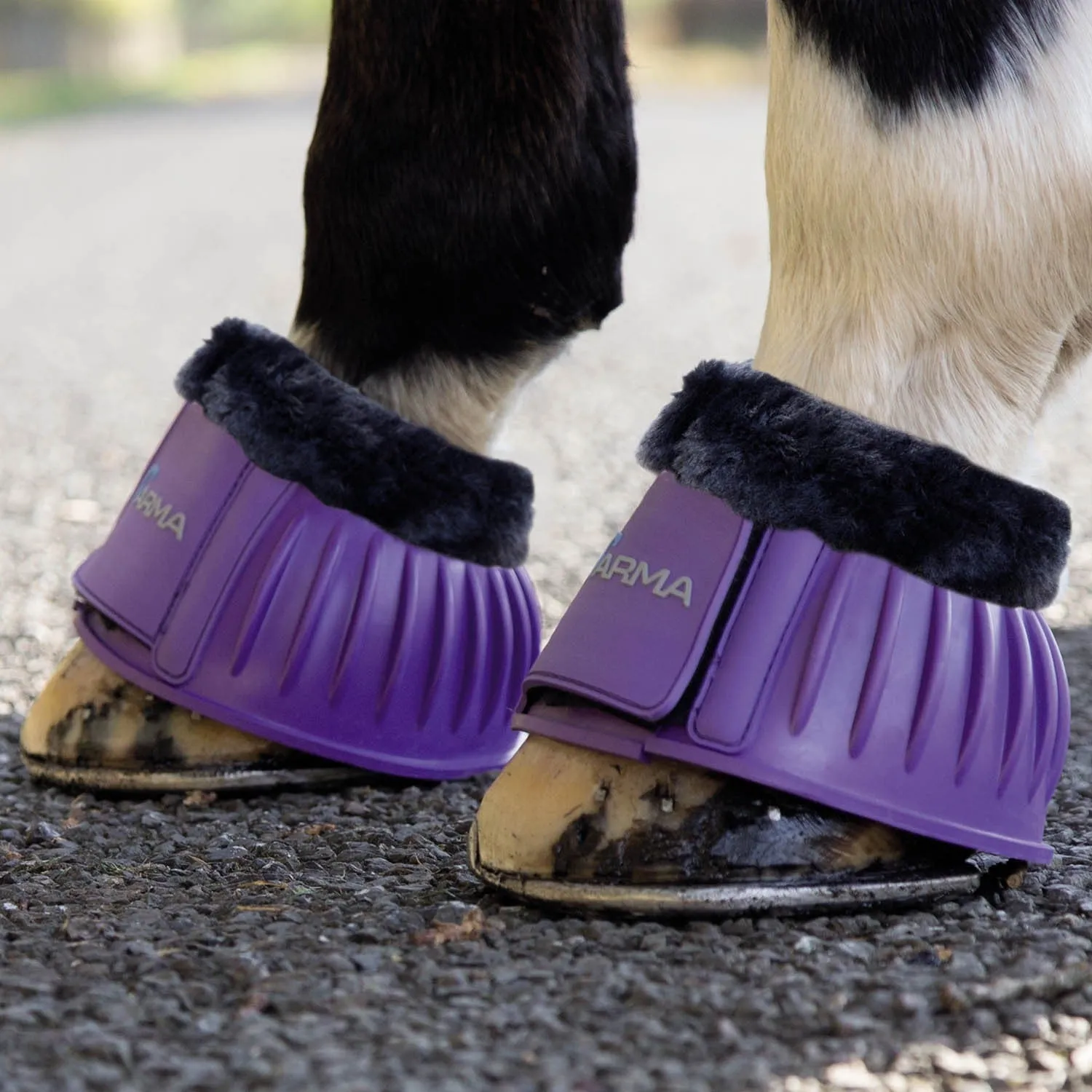 Shires Arma Fleece Topped Over Reach Boots