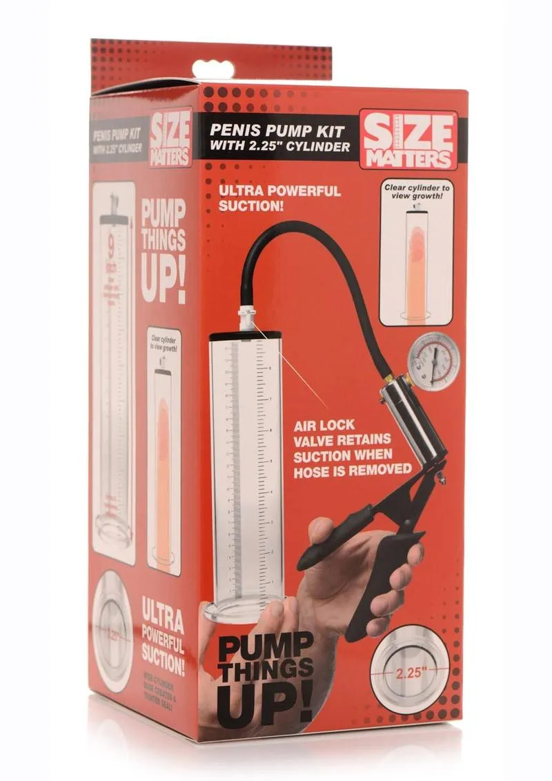 Size Matters Penis Pump Kit with Cylinder