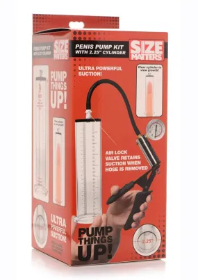 Size Matters Penis Pump Kit with Cylinder