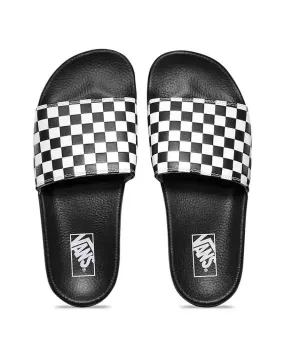 Slide-On Sandals - Checkerboard