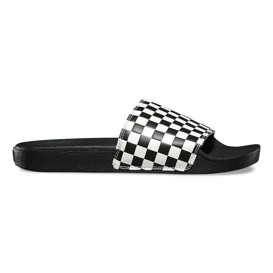 Slide-On Sandals - Checkerboard