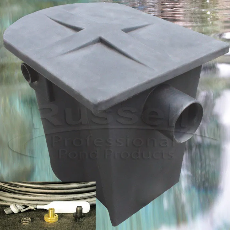 Small Pond Skimmer - Seagull HydroClean™ 3,500 gph Max, 1½" Outlet Ports