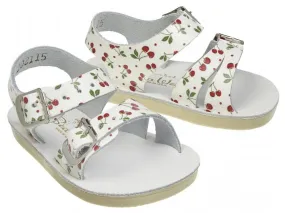 Sun San Sea Wee Salt Water Sandals - Cherry Print