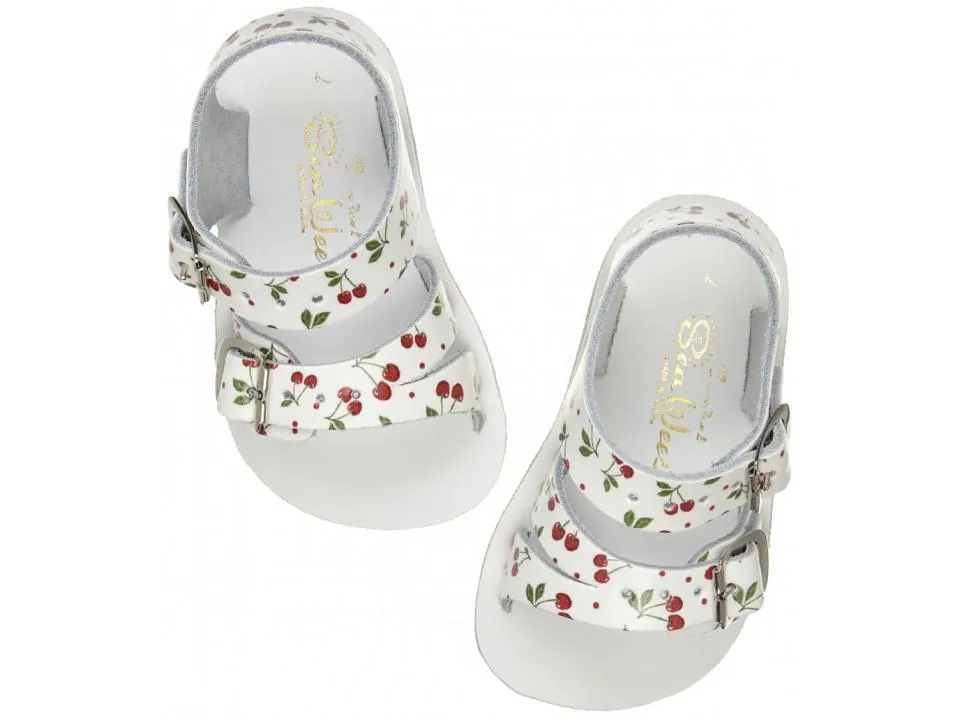 Sun San Sea Wee Salt Water Sandals - Cherry Print