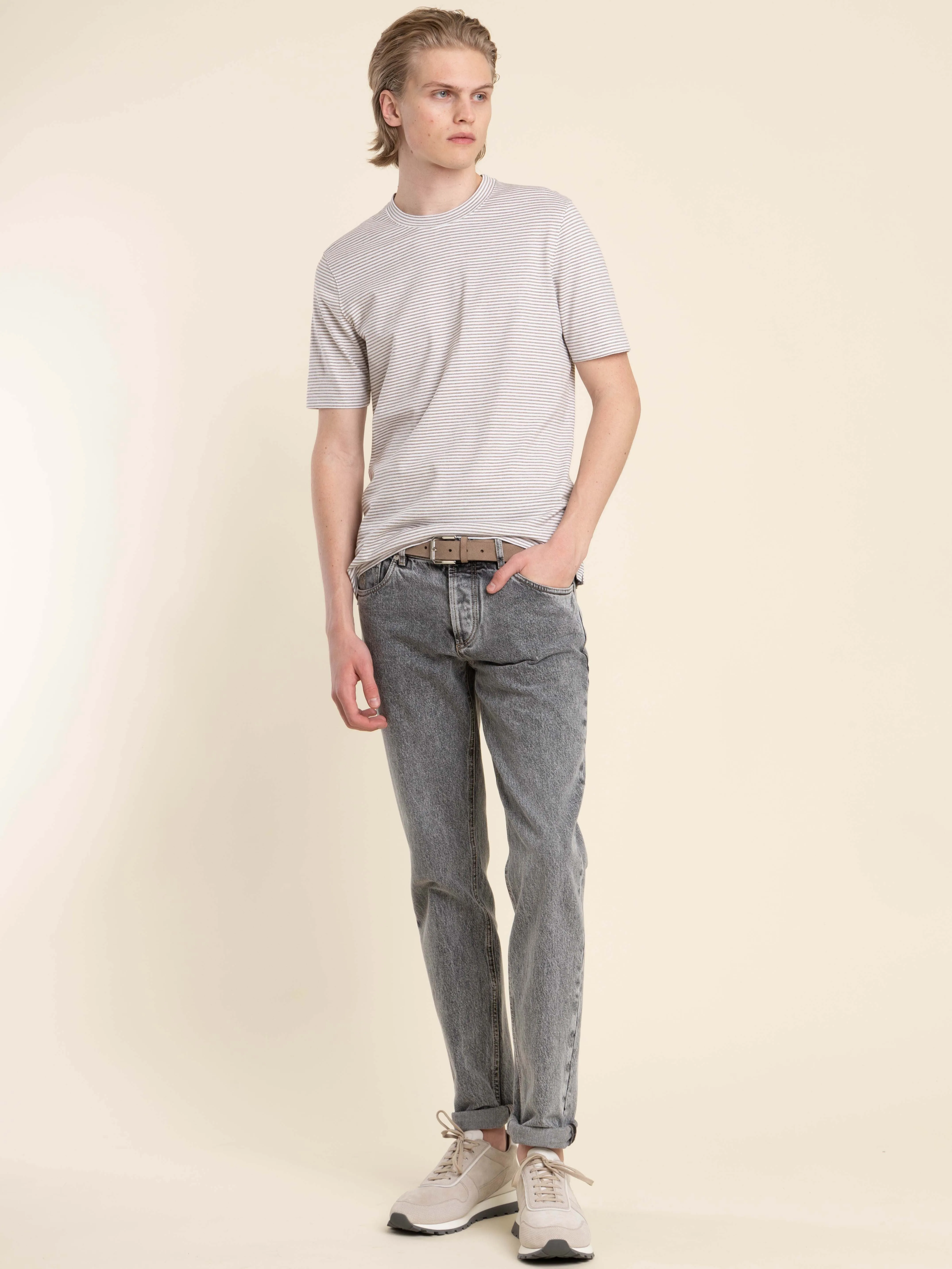 Traditional Five-Pocket in Grey