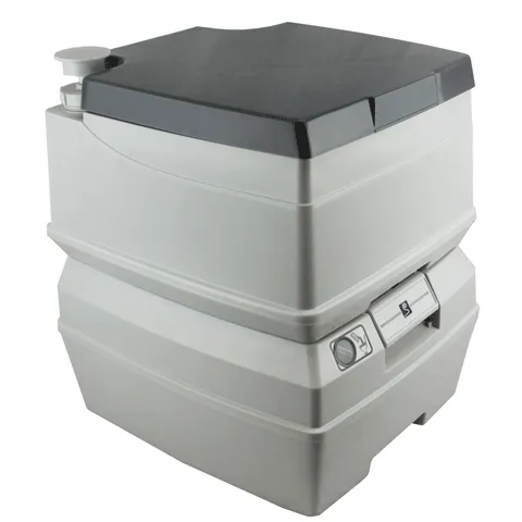 Tuff Stuff 5 Gallon Flushable Portable Outdoor Toilet With Removable Holding Tank