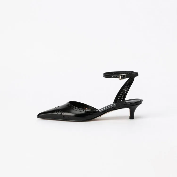 *UK size 1 - HAUS - black, 4cm heels