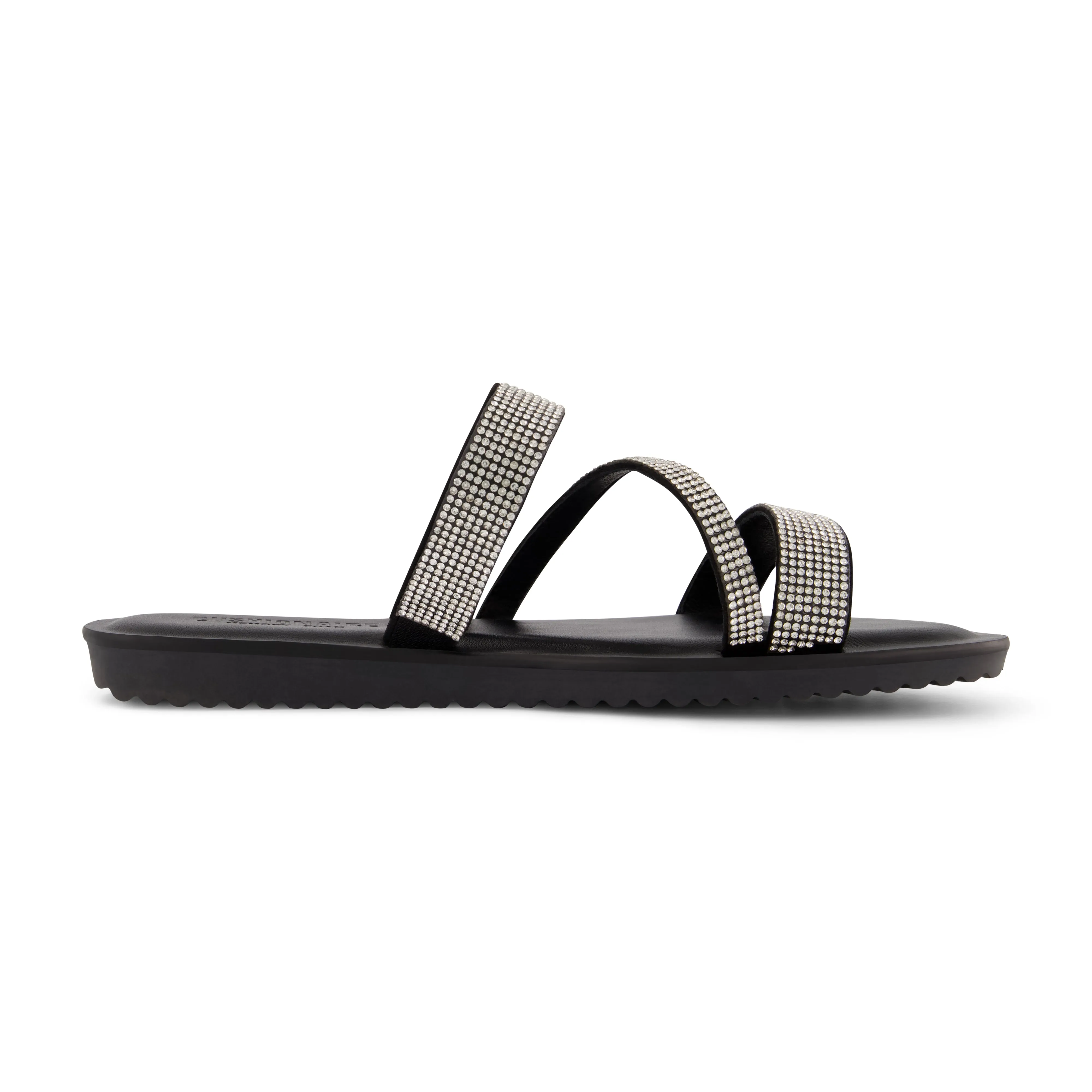 Vienna Rhinestone Slide Sandal