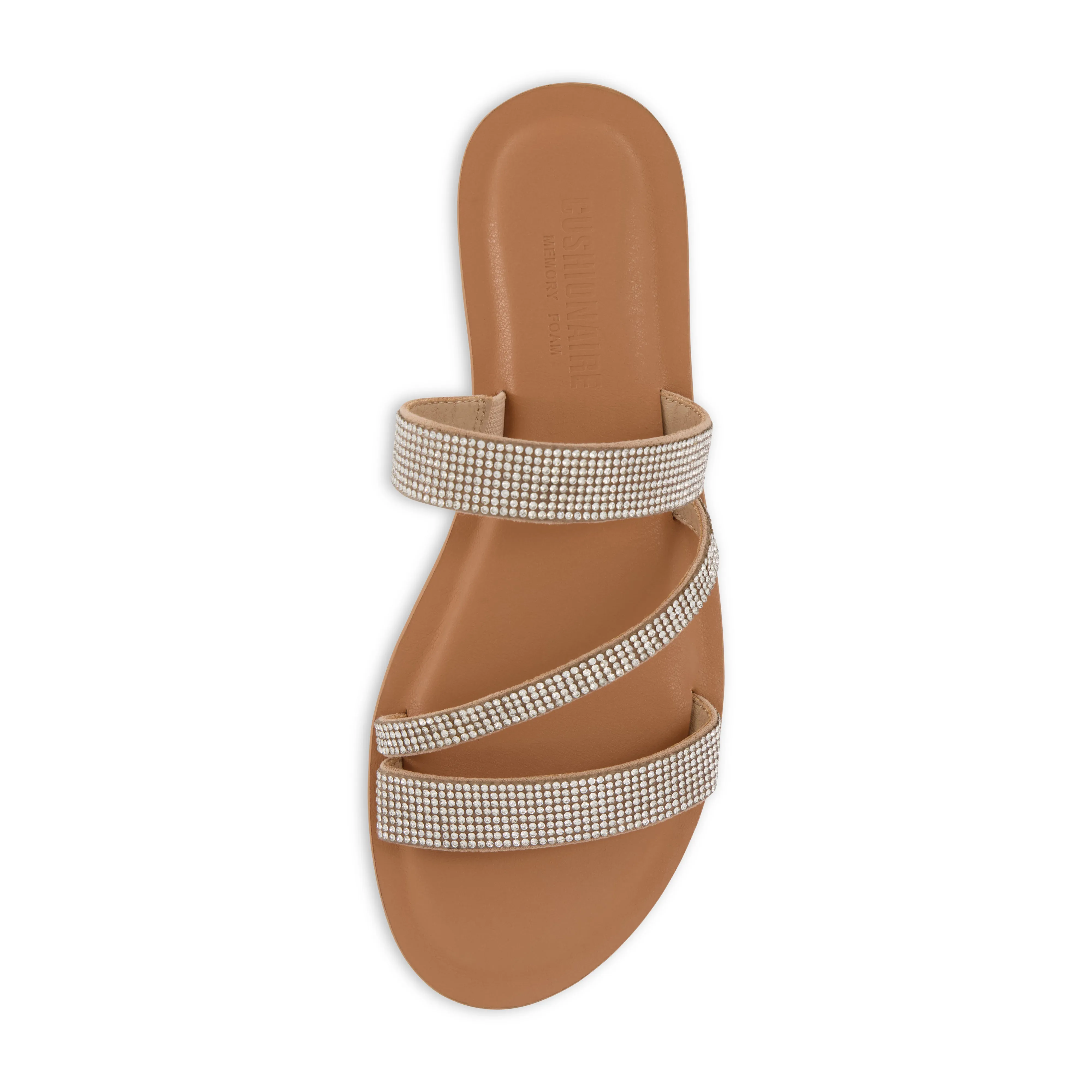 Vienna Rhinestone Slide Sandal