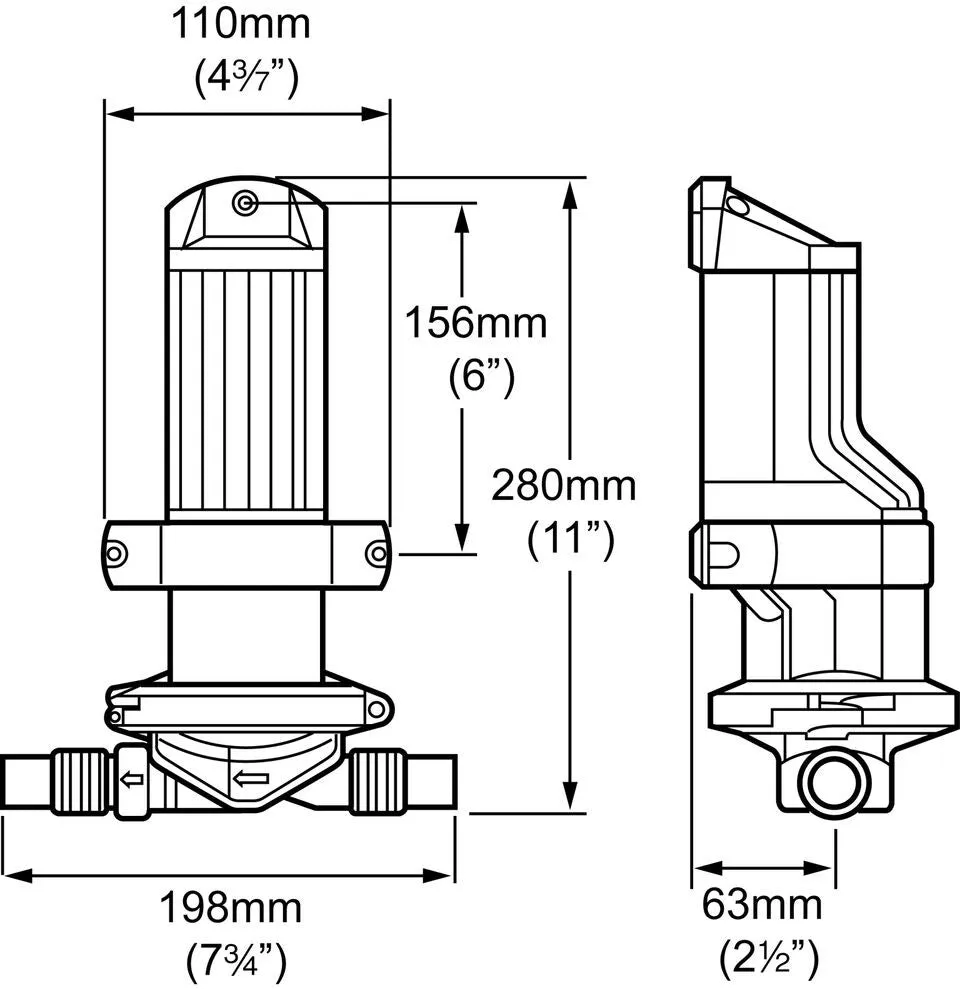 Whale Grey IC Automatic Grey Waste System - 12 or 24v