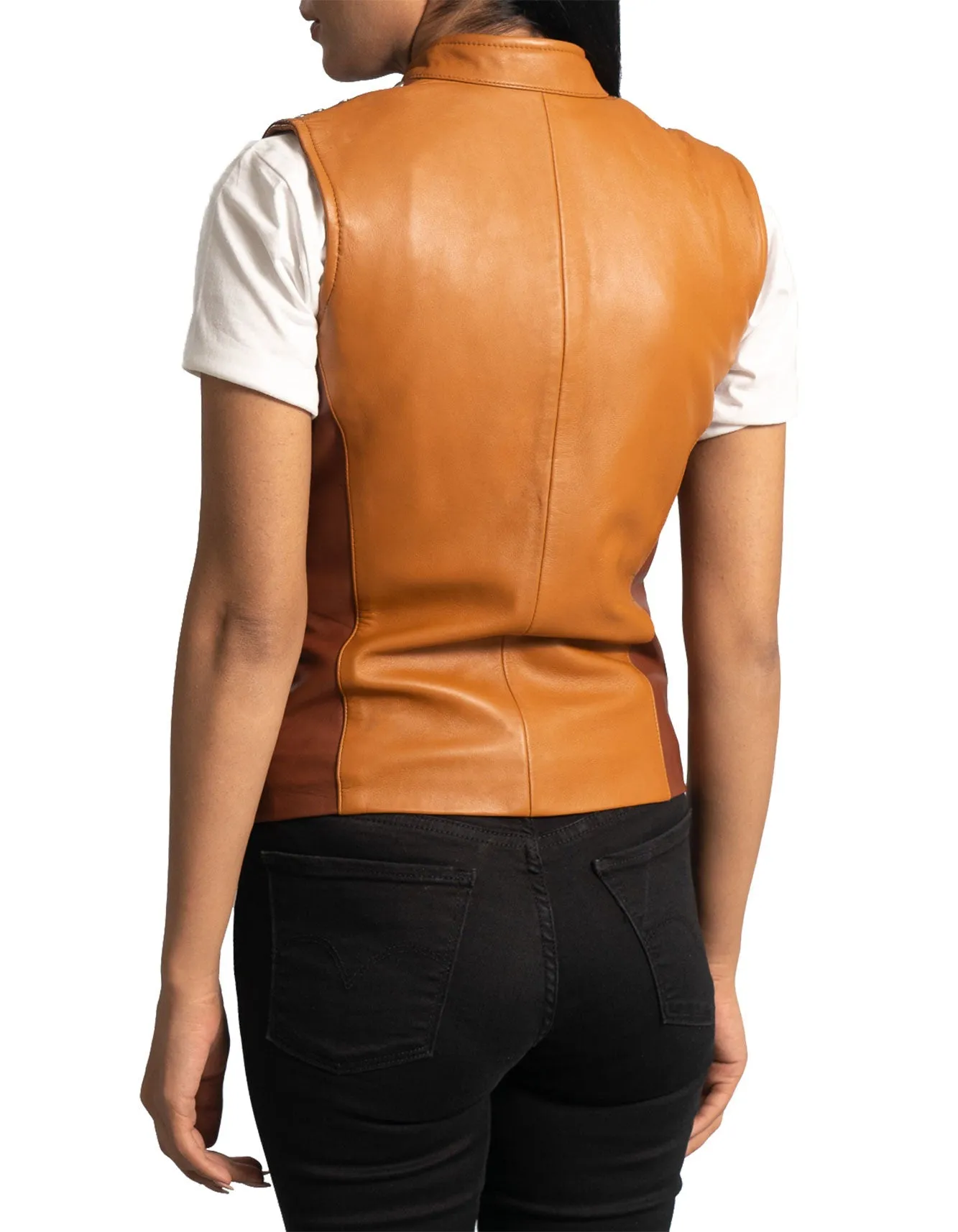 Women Westina Leather Vest