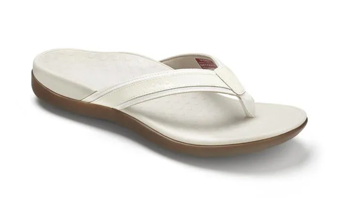 Womens Vionic Tide II Toe Post Sandal White