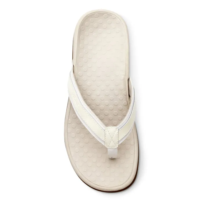 Womens Vionic Tide II Toe Post Sandal White