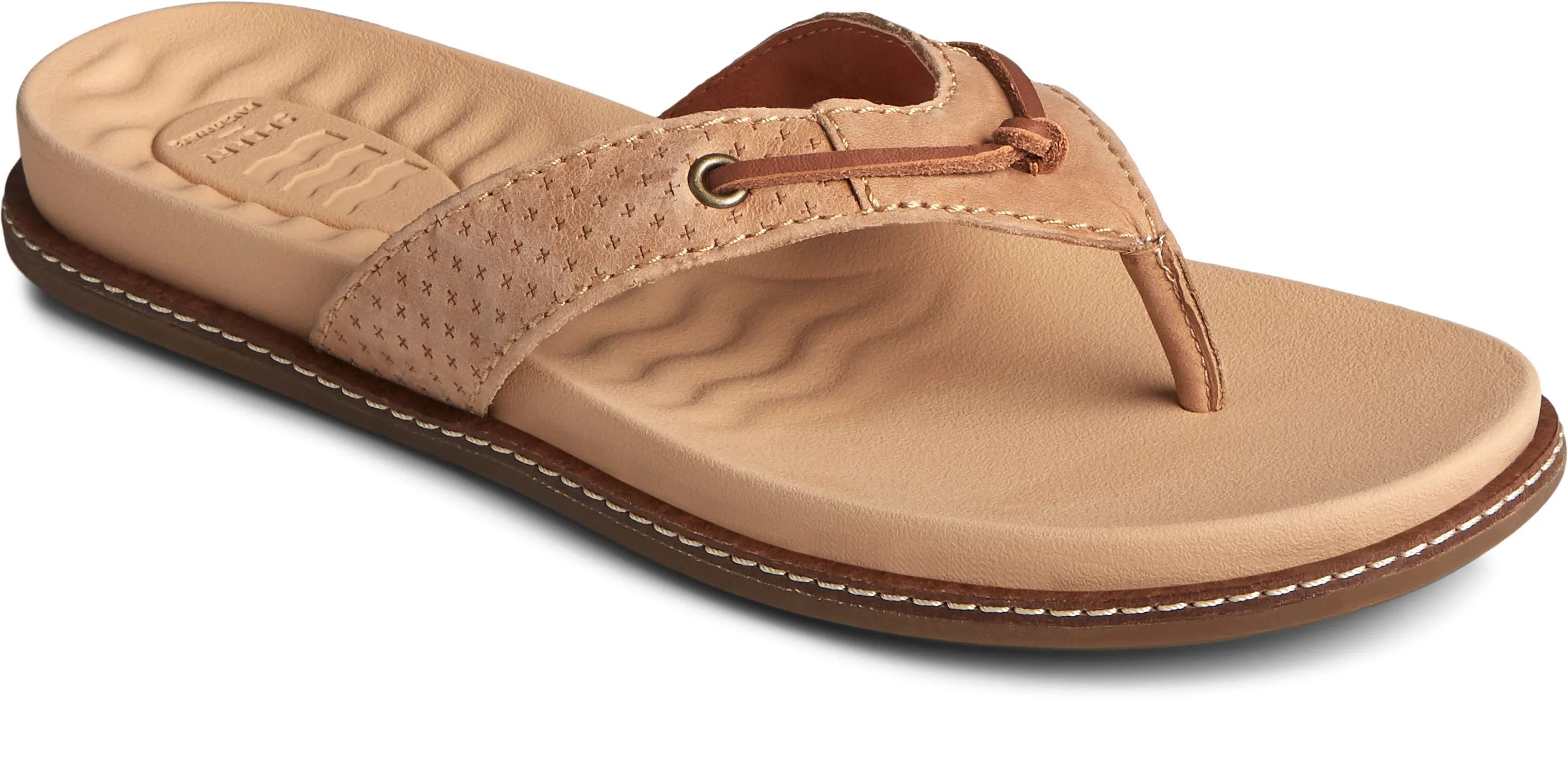 Women's Waveside PLUSHWAVE Brown Flip Flop (STS86127)