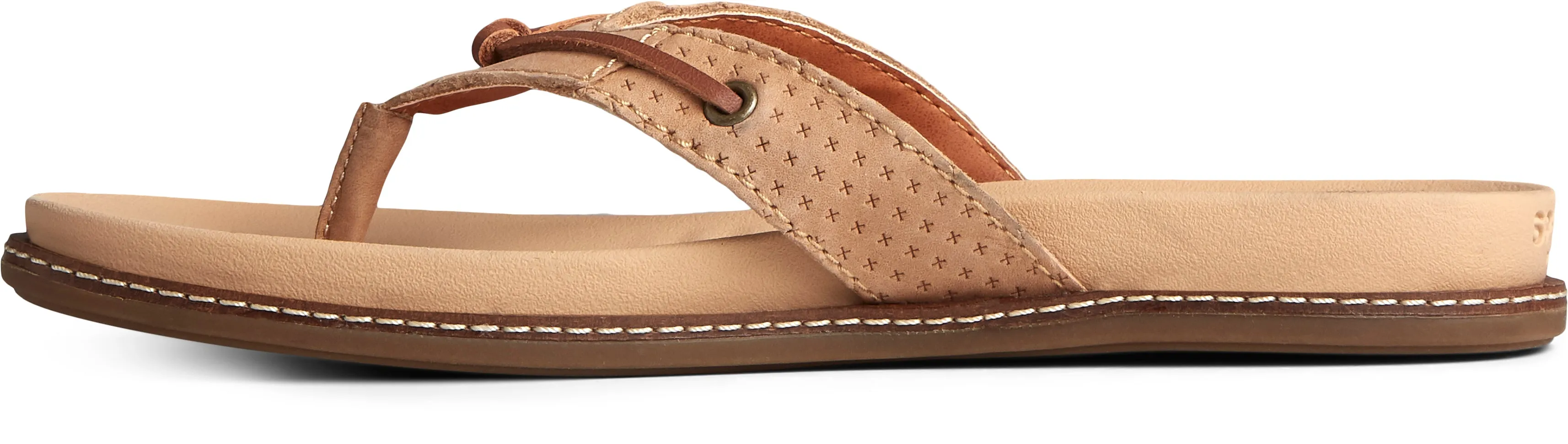 Women's Waveside PLUSHWAVE Brown Flip Flop (STS86127)